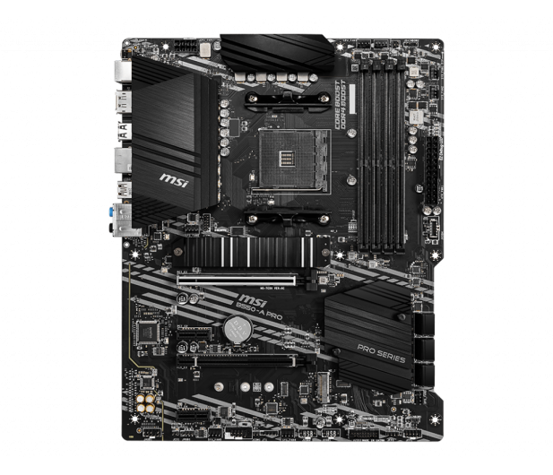 MSI Płyta główna B550 A-PRO AM4 4DDR4 HDMI/DP M.2 ATX B550-A PRO - 572283 - zdjęcie 3